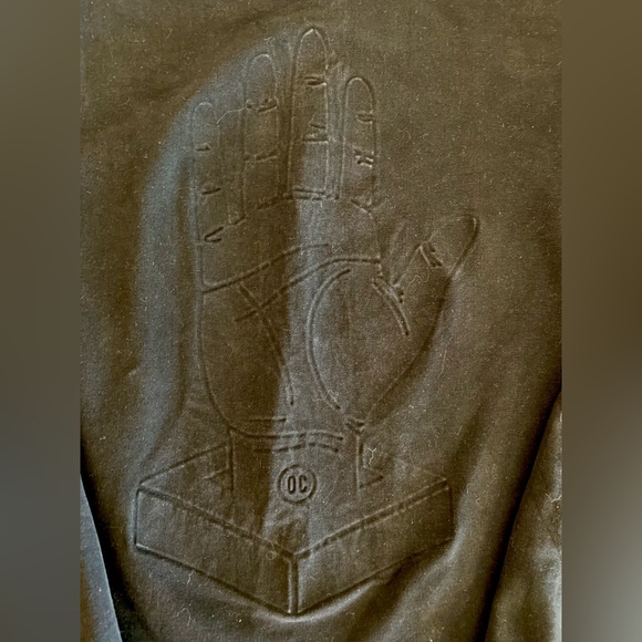 Opening Ceremony XL Black Hand Cube Embossed Sweatshirt Crew Neck OC Charcoal - Picture 2 of 13